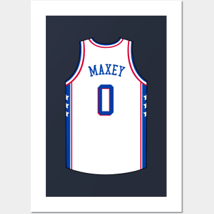 Tyrese Maxey Philadelphia Jersey Qiangy Posters and Art